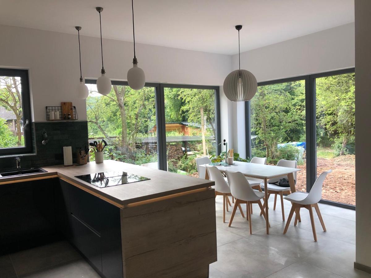 Ferienhaus Waldbaden Im Nationalpark Eifel- Am Bach Schleiden Bagian luar foto