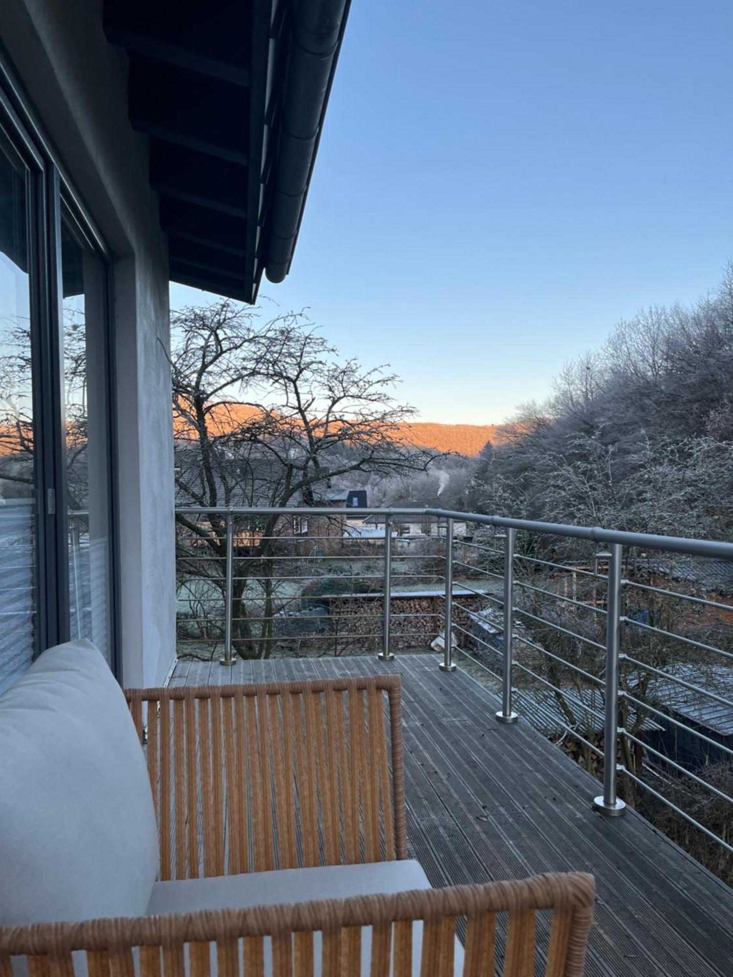 Ferienhaus Waldbaden Im Nationalpark Eifel- Am Bach Schleiden Bagian luar foto